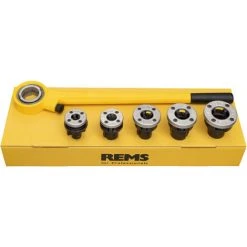 REMS Gewindeschneidkluppe Eva Set 3/8 - 1 1/4 Zoll, 520003, 520003
