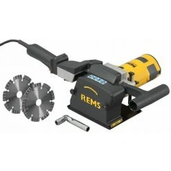 REMS Krokodil 125 Basic-Pack Elektrische Diamant Schlitz- + Trennschleifmaschine